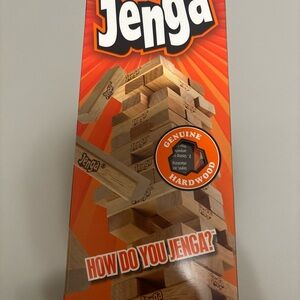 Jenga Classic Hardwood Game